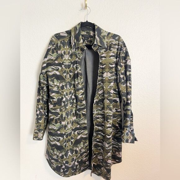 ALLSAINTS Oniyuri Shirt Dress Size US 6/ UK 10 - Picture 4 of 11